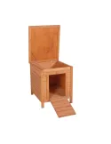 caseta de madera para pequeñas mascotas
