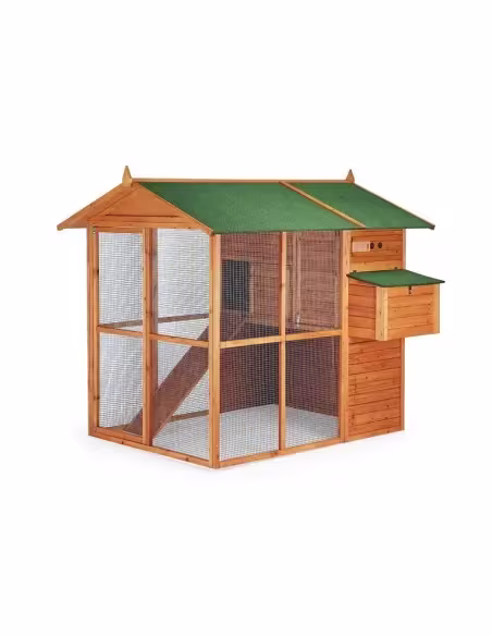 Gallinero prefabricado de madera Modelo bruselas