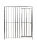 Panel frente con puerta economica boxes para perros