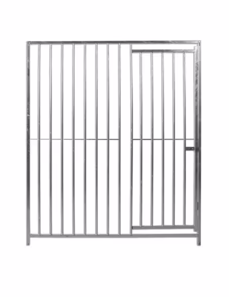 Panel frente con puerta economica boxes para perros