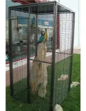 voladero para loros 1m2 techo chapa