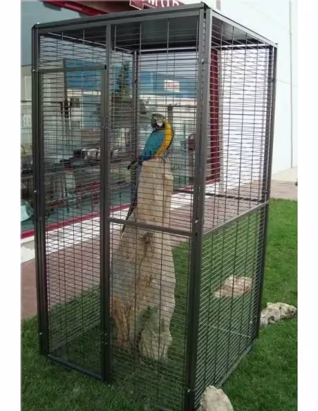 voladero para loros 1m2 techo chapa