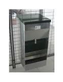 perrera 2x2 con paneles con fondo y lateral panel opaco