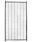 perrera 2x2 con paneles con fondo y lateral panel opaco