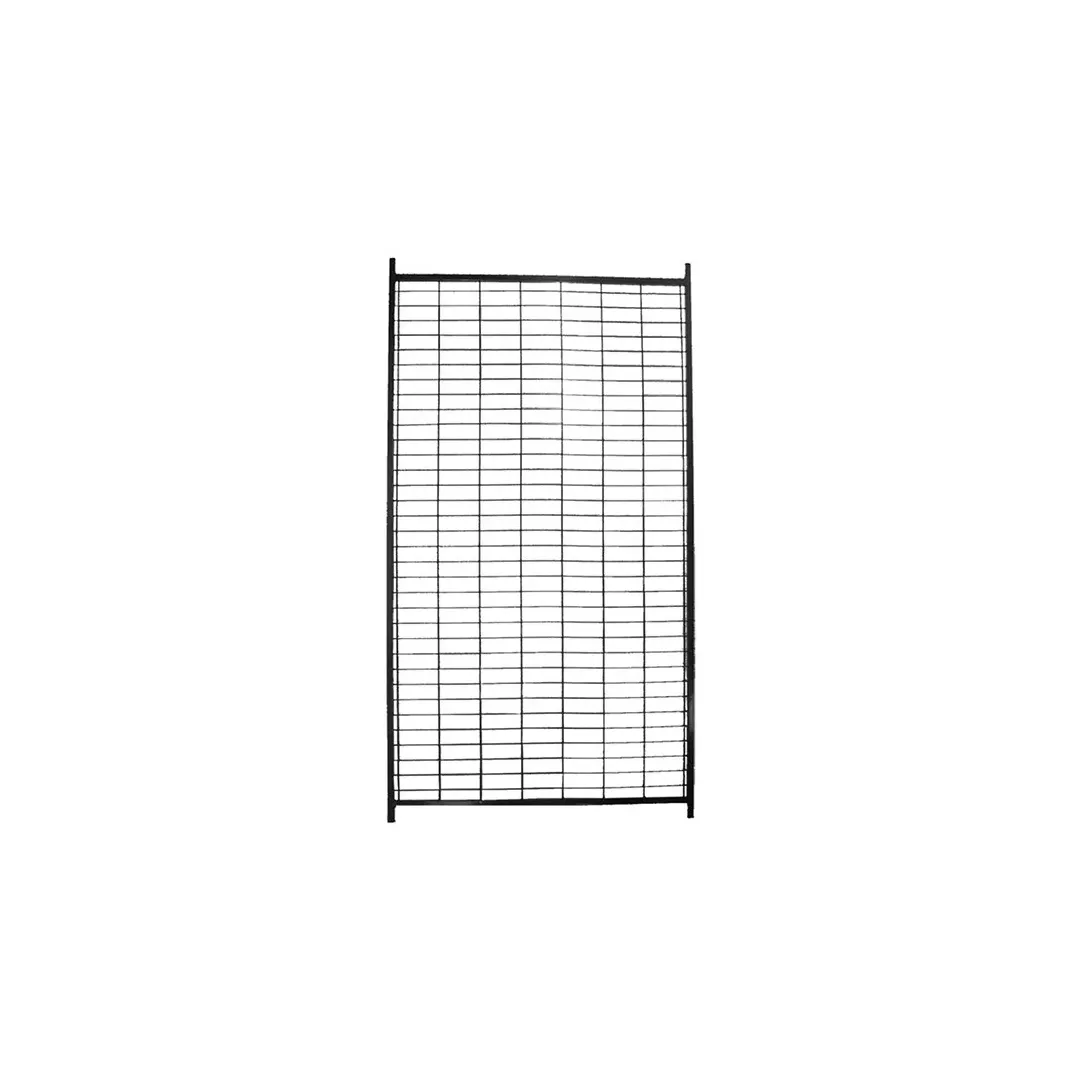 perrera 2x2 con paneles con fondo y lateral panel opaco
