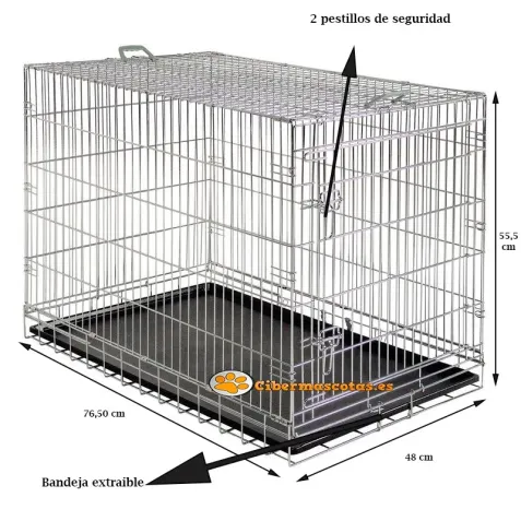 Jaula para perro Mediana | CiberMascotas