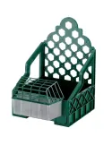 Soporte madera para jaula reclamo