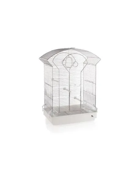 Jaula grande con techo arqueado
