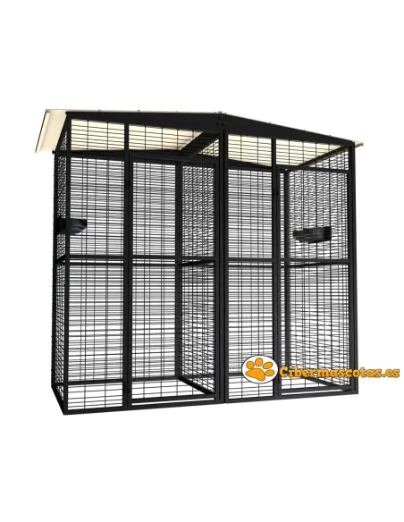 Jaula para loros 2x1 Doble 