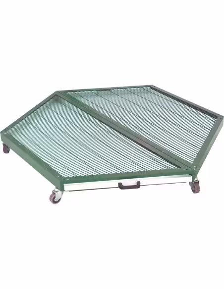 Base con ruedas para voladero 6 lados Base con ruedas para voladero 6 lados