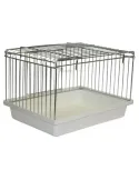 Bañera grande para loros  metalica