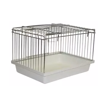 Bañera grande para loros  metalica