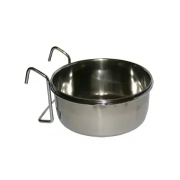 Comedero Loro Acero inoxidable 7 cm