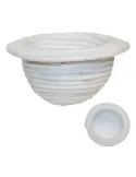 Nido blanco  de cuerda para jaula