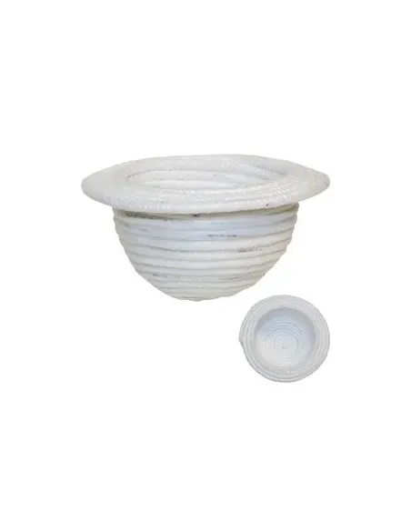 Nido blanco  de cuerda para jaula