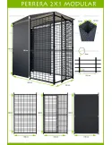 Perrera para perro 2x1 metros Imor