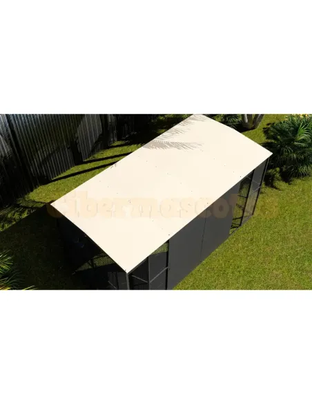 Voladero 4x2 metros techo a dos aguas con separación Voladero 4x2 metros techo a dos aguas con separación