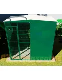 voladero de jardin 2x1 con dos paneles cortavientos