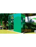 voladero de jardin 2x1 con dos paneles cortavientos