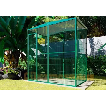voladero de jardin 2x1 metros techo a dos aguas