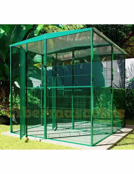 voladero de jardin 4m2 con separación central