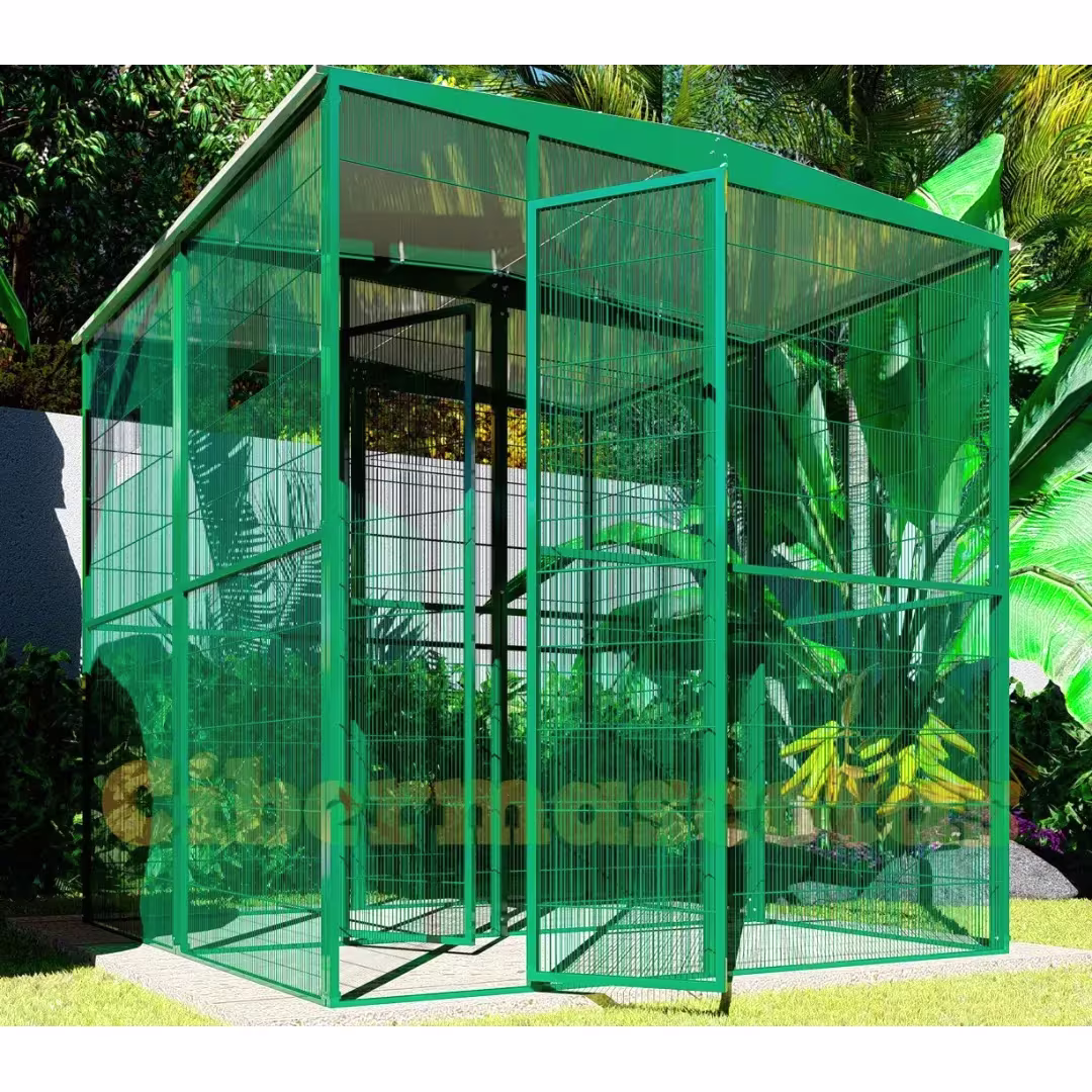 voladero de jardin 4m2 con separación central