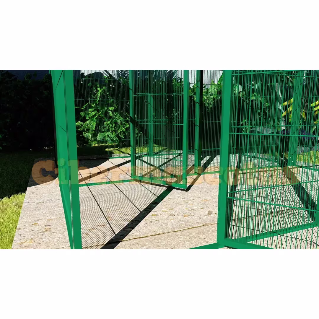 voladero de jardin 4m2 con separación central