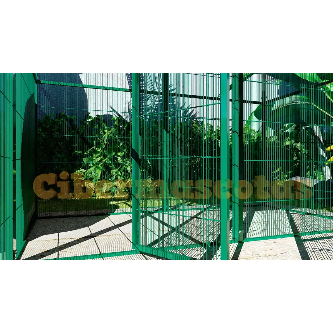 voladero de jardin 4m2 con separación central