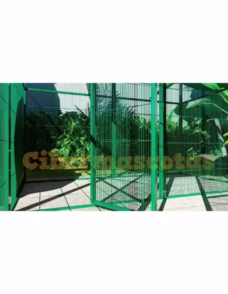 voladero de jardin 4m2 con separación central