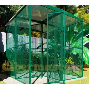 Voladero de jardin 2x2 metros con habitáculo
