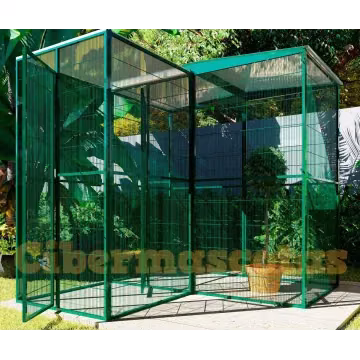 voladero para jardin con habitaculo de seguridad