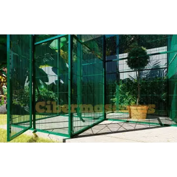 voladero para jardin con habitaculo de seguridad