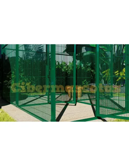 voladero para jardin con habitaculo de seguridad