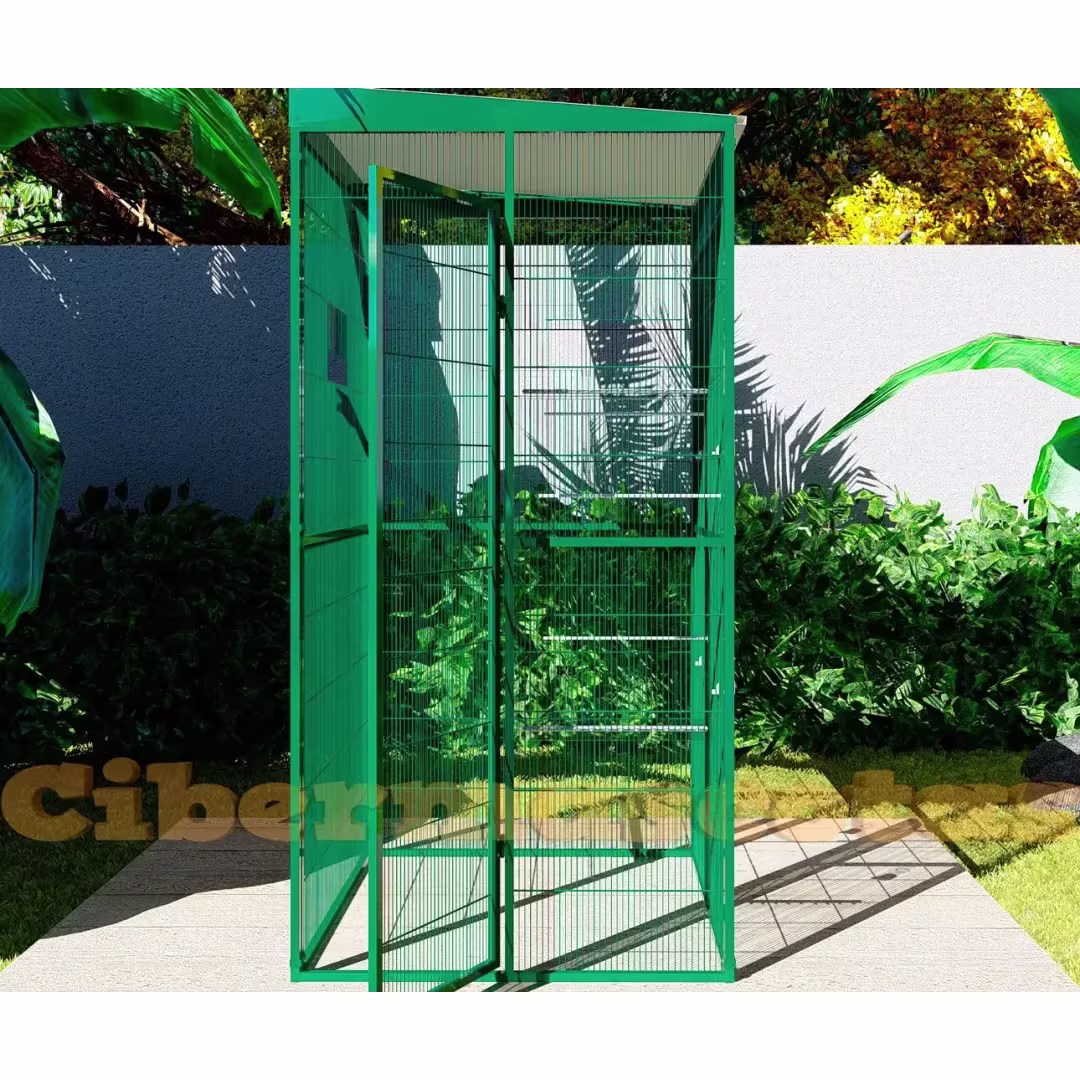 voladero de jardin 1x1 metros techo de chapa