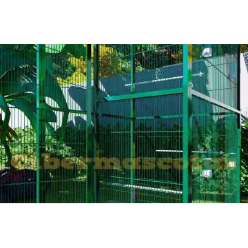 voladero de jardin 1x1 metros techo de chapa