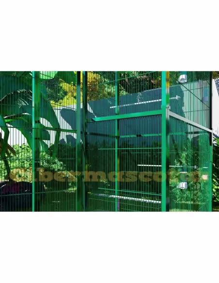 voladero de jardin 1x1 metros techo de chapa