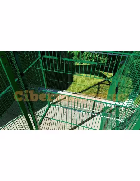 voladero de jardin 1x1 metros techo de chapa