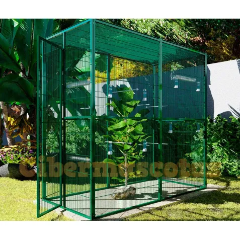 Voladero de jardin 2x2 con protección | CiberMascotas