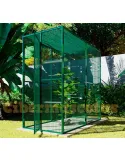 voladero de jardin 2x1 con techo de malla