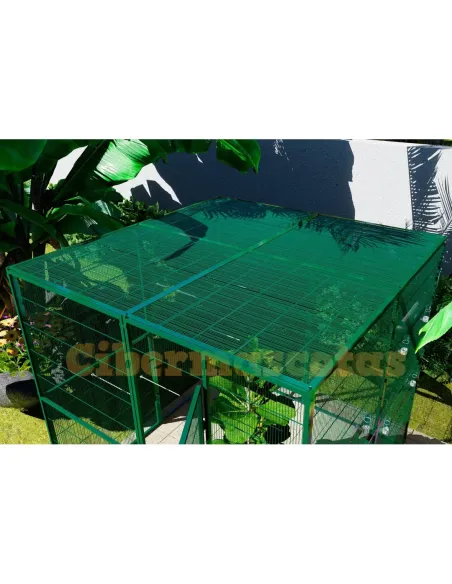 voladero para aves de 2x2 mts y techos de malla voladero para aves de 2x2 mts y techos de malla