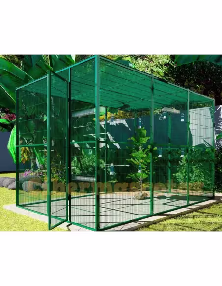 voladero para canarios 3x2 metros