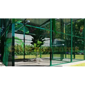 Voladero para jardin 2x2 mts y habitaculo de seguridad