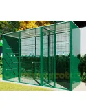 Voladero de jardin para canarios con 3m2 y habitaculo de seguridad