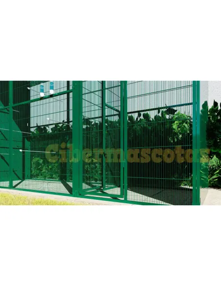 Voladero de jardin para canarios con 3m2 y habitaculo de seguridad