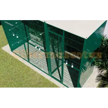 Voladero de jardin para canarios con 3m2 y habitaculo de seguridad