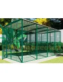 Voladero para jardin 4x2 metros partido