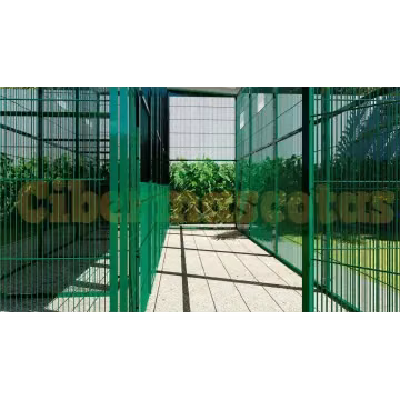 Voladera de jardín de 4x2 Metros y 4 boxes independientes