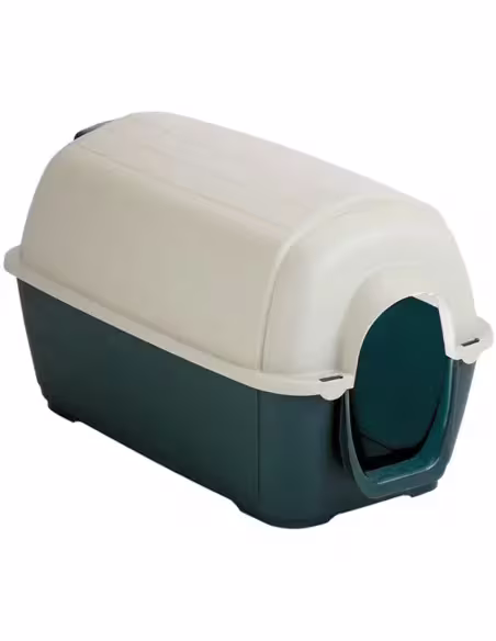 Caseta para perro de plastico resistente | CiberMascotas