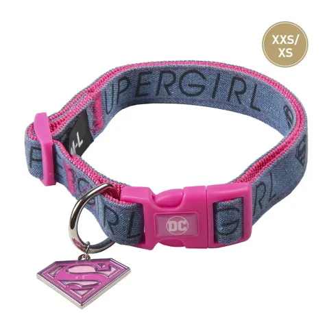 Collar Para Mascotas SuperGirl Marvel