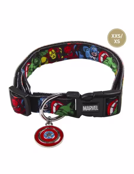Collar Para Mascotas Capitán América De Marvel | CiberMascotas